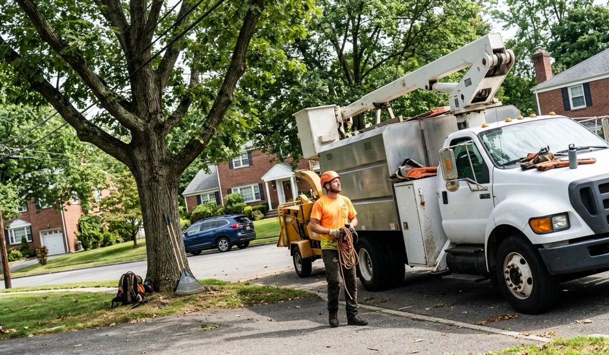 Local arborist crew in New Rochelle